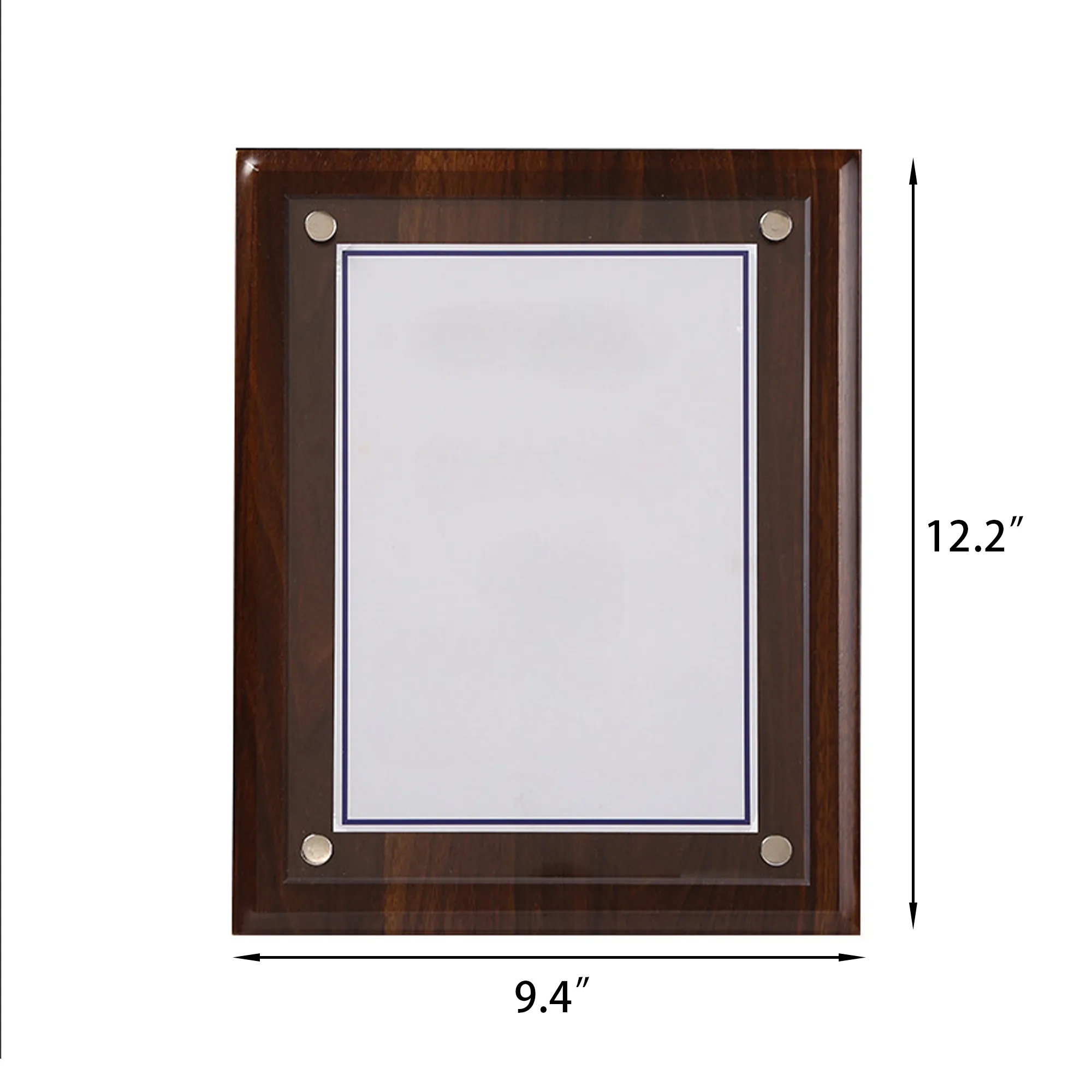 MOQ50 Wooden Acrylic Award Plaque 2