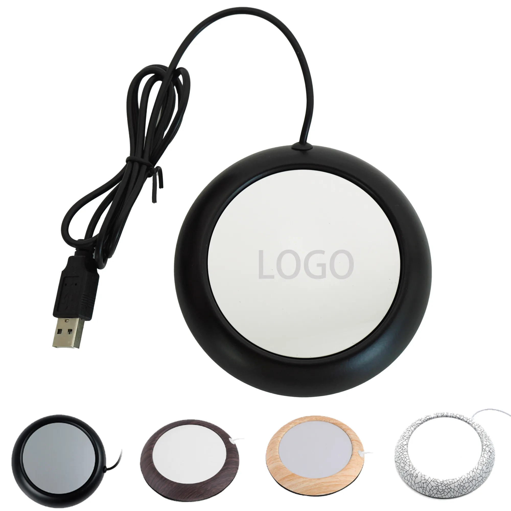MOQ 20 USB Heated Coaster Cup Warmer Pad 2