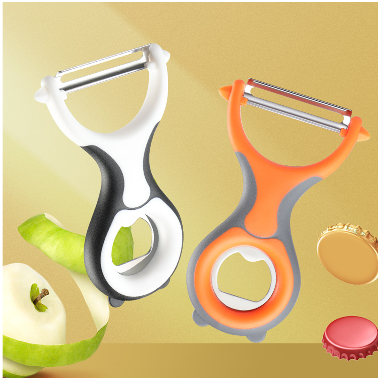 2 in 1 Fruit Peeler with Opener 1