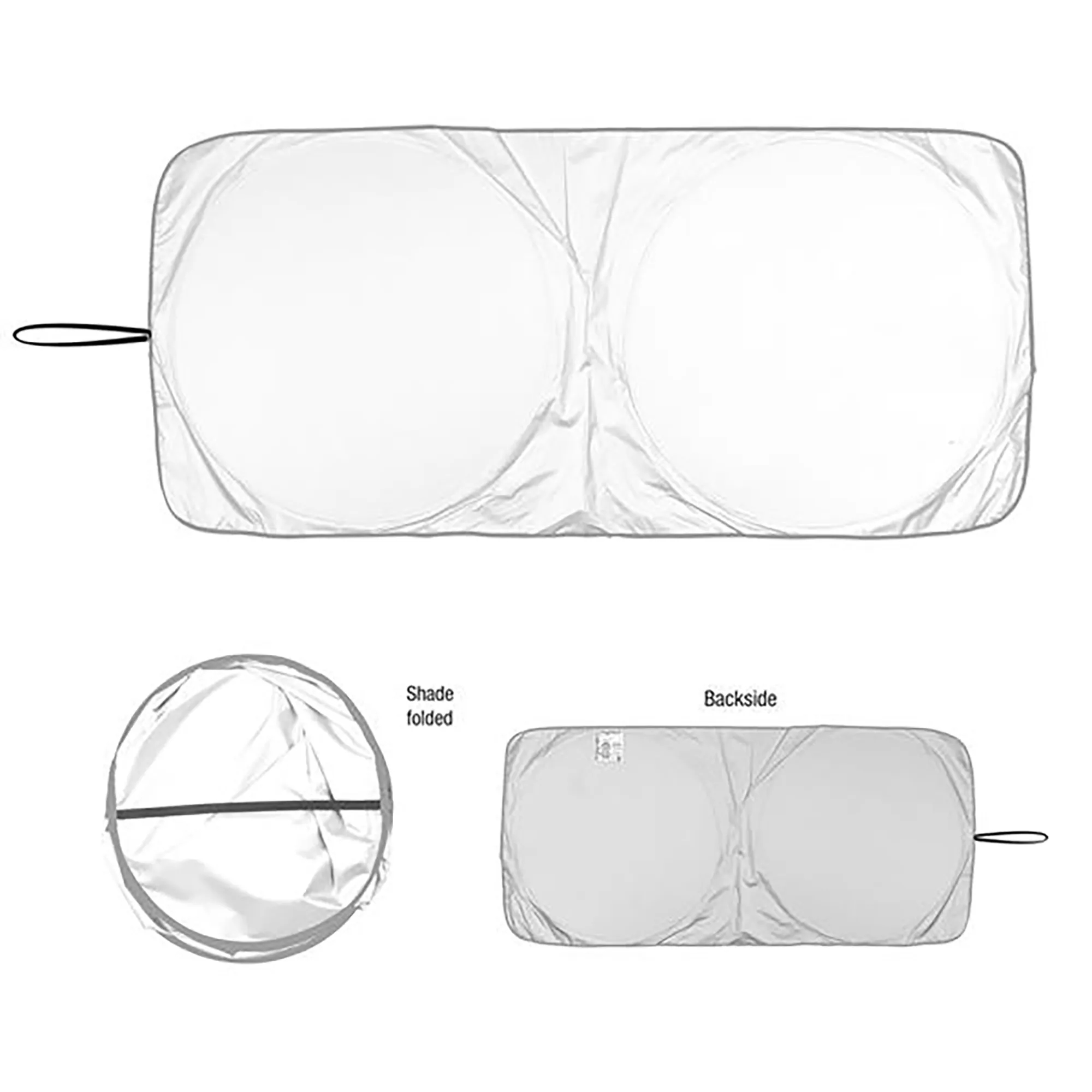 Sublimation Full Color Car Windshield Sun Shade w/ Pouch 2