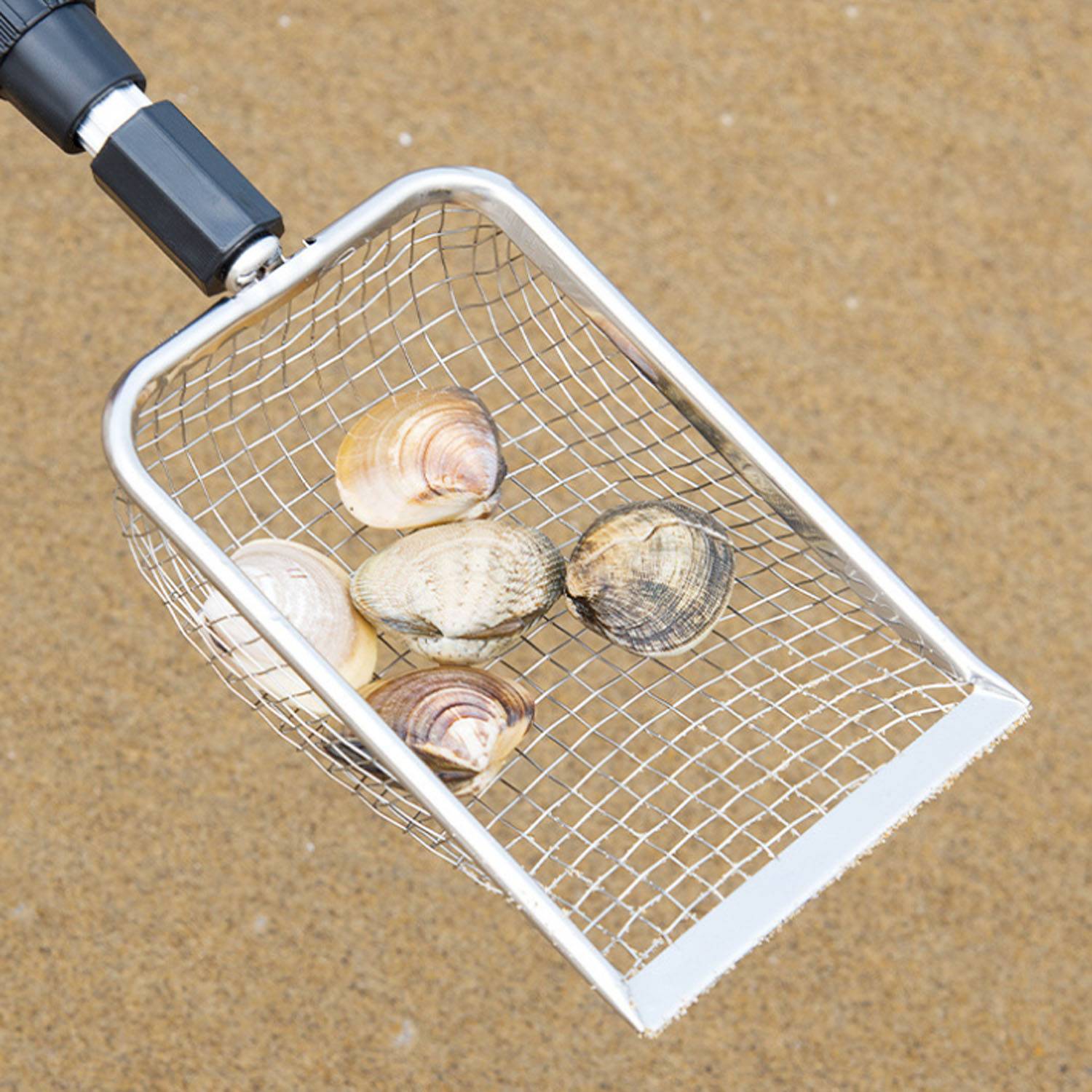Adjustable Stainless Steel Beach Sand Pet Waste Shovel 2