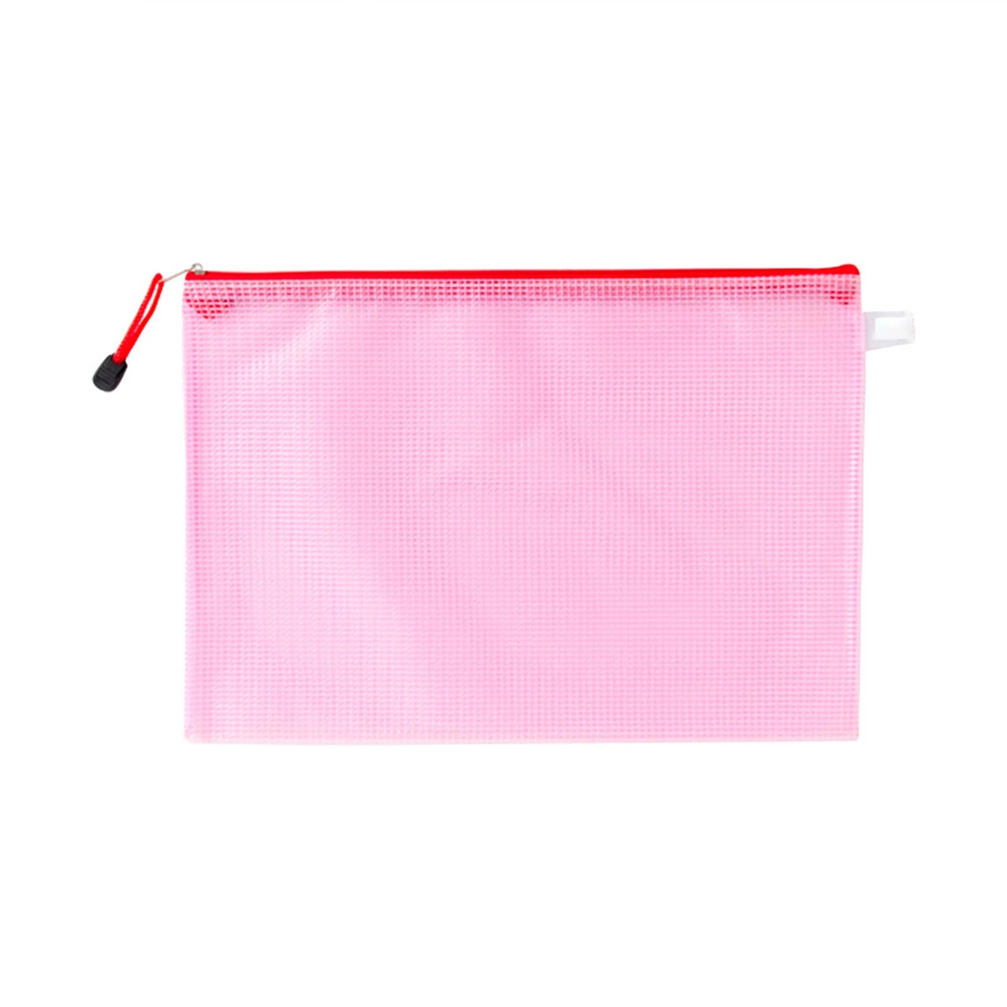 Transparent Mesh Zipper File Pouch 5