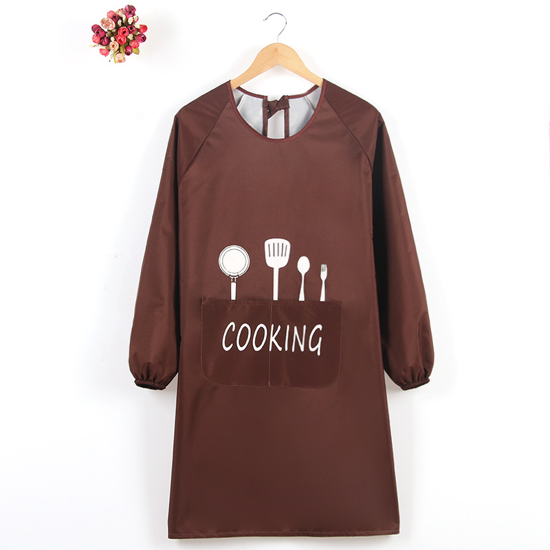 Waterproof Long Sleeve Adults Kitchen Aprons Overalls 8