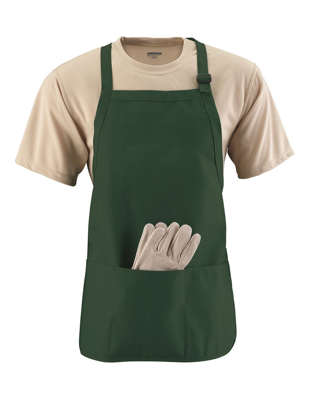 Medium Length Apron with Pouch - 4250 10