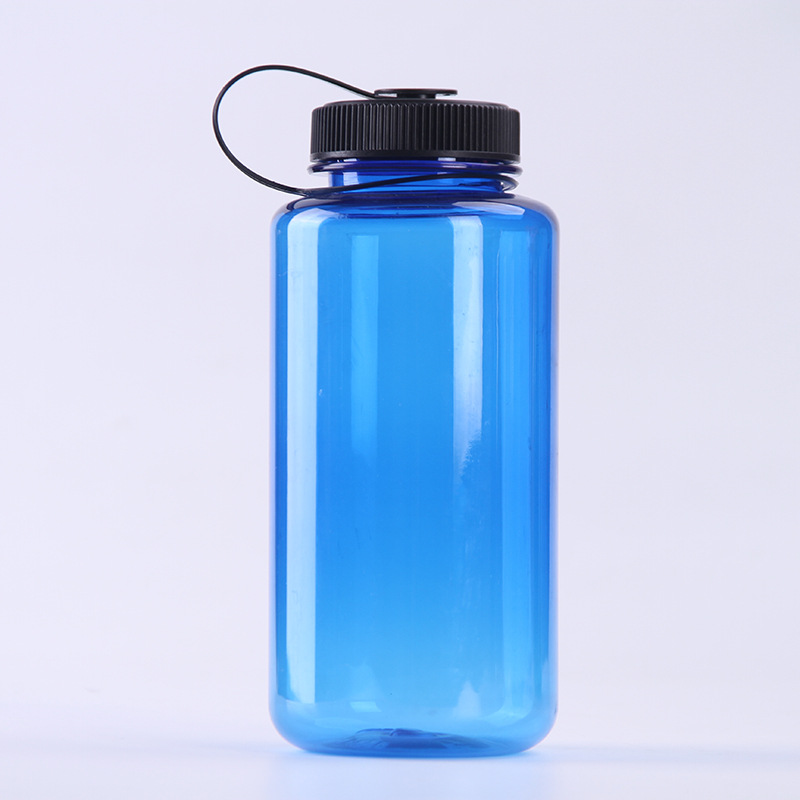 32oz Large Capacity Sports Plastic Water Bottle with Handle 1