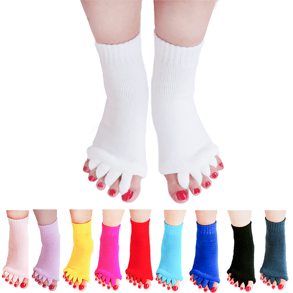 Cotton Yoga Socks Thickened Breathable Split Toe for Women 1
