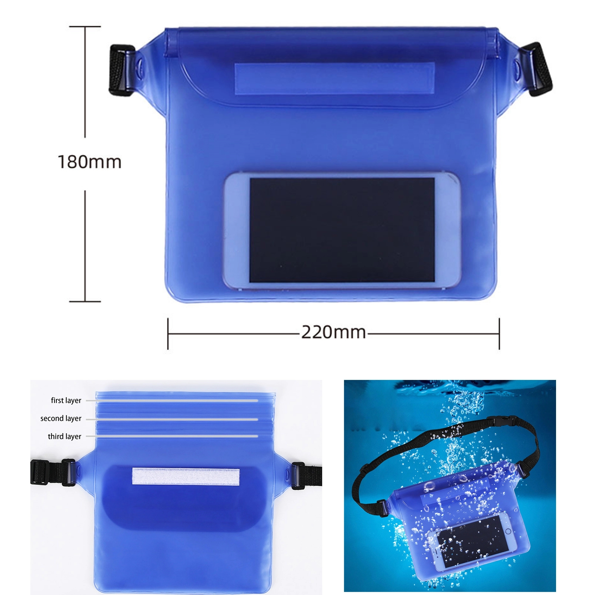 Waterproof Waist Bag For Swimming 1