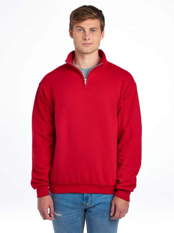 JERZEES NuBlend® Unisex Quarter-Zip Cadet Collar Sweatshirt 18