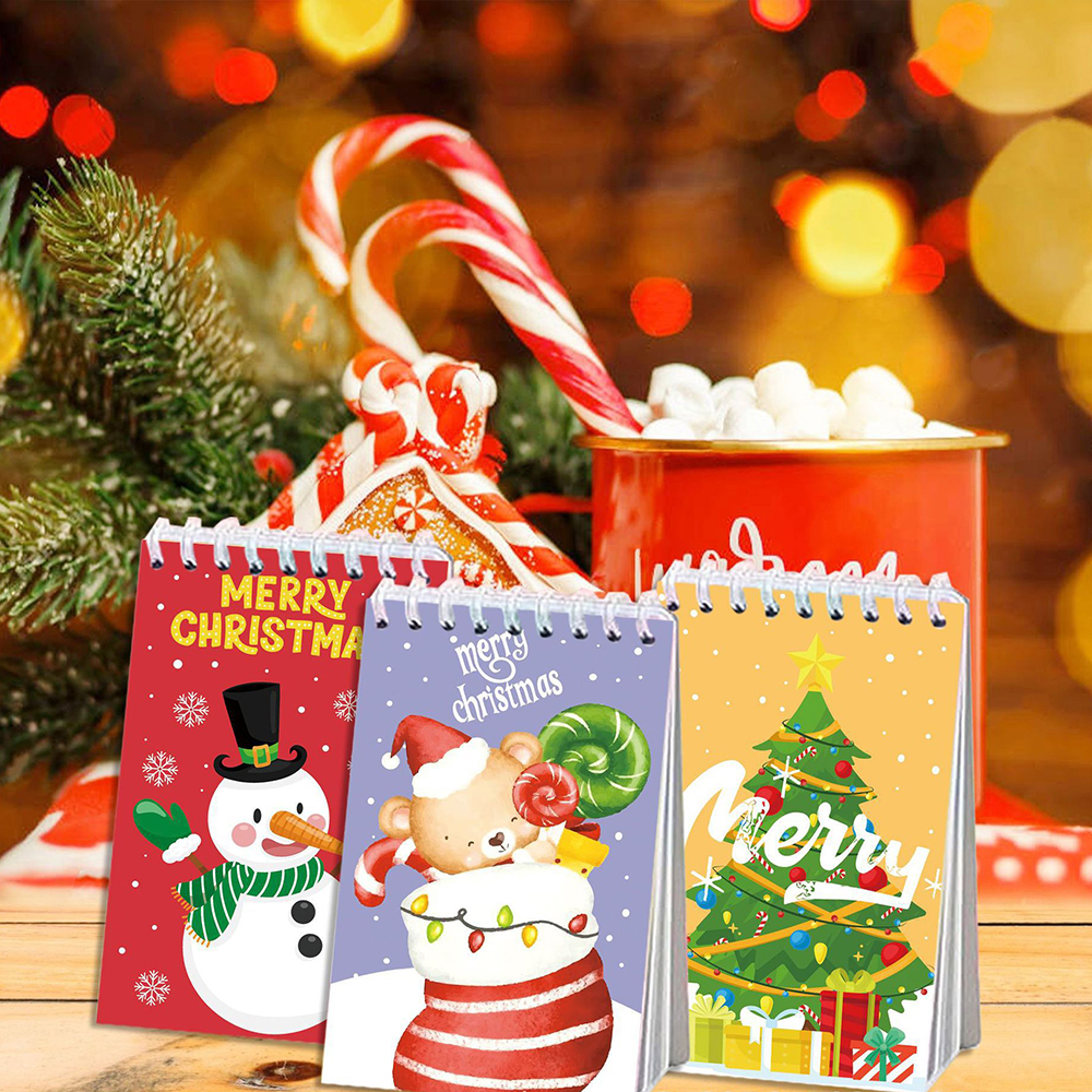 Christmas spiral portable Notebook 5