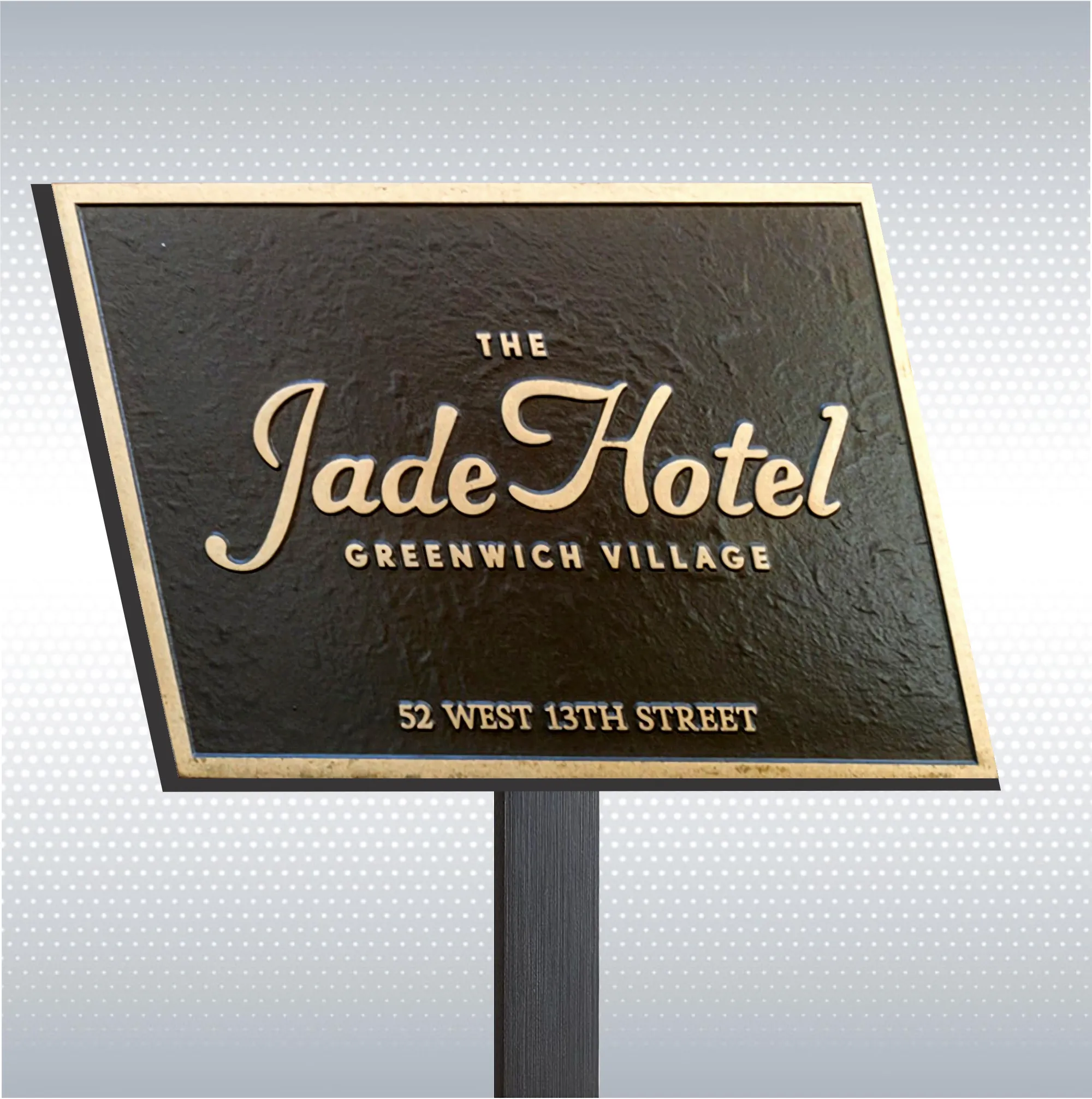 Garden Bronze Sign on a Stake (12" x 8") 5