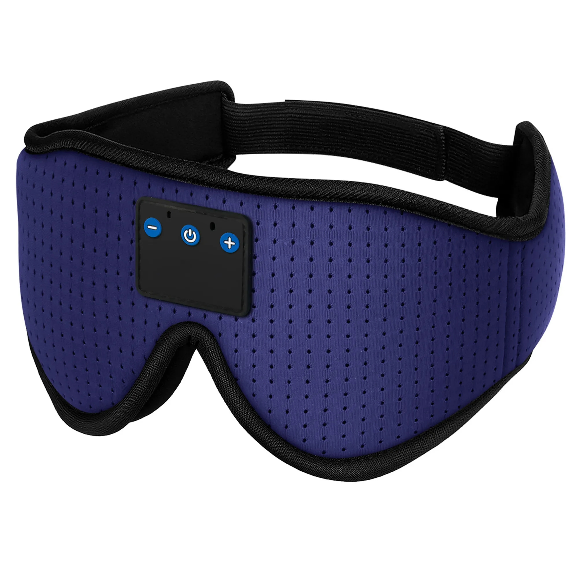 Smart Light-Shielding Eye Mask with 3D Music & Bluetooth 5.4 6