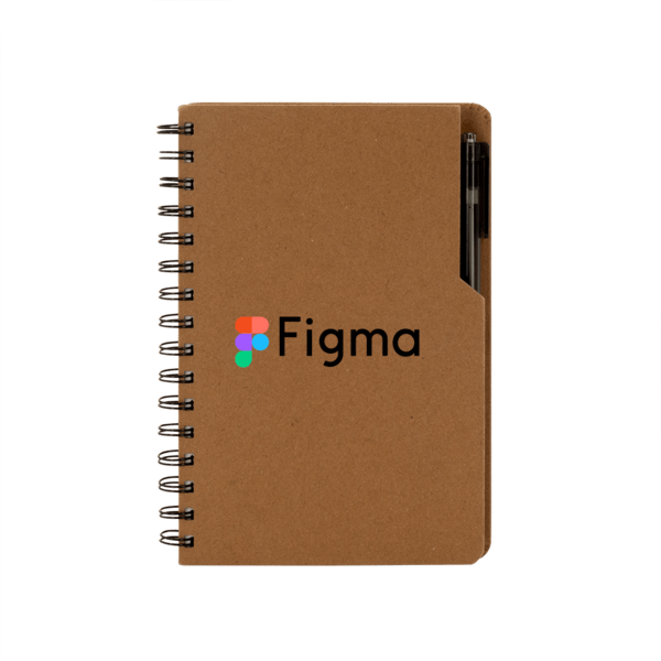 Kraft Notebook & RPET Pen Set 7