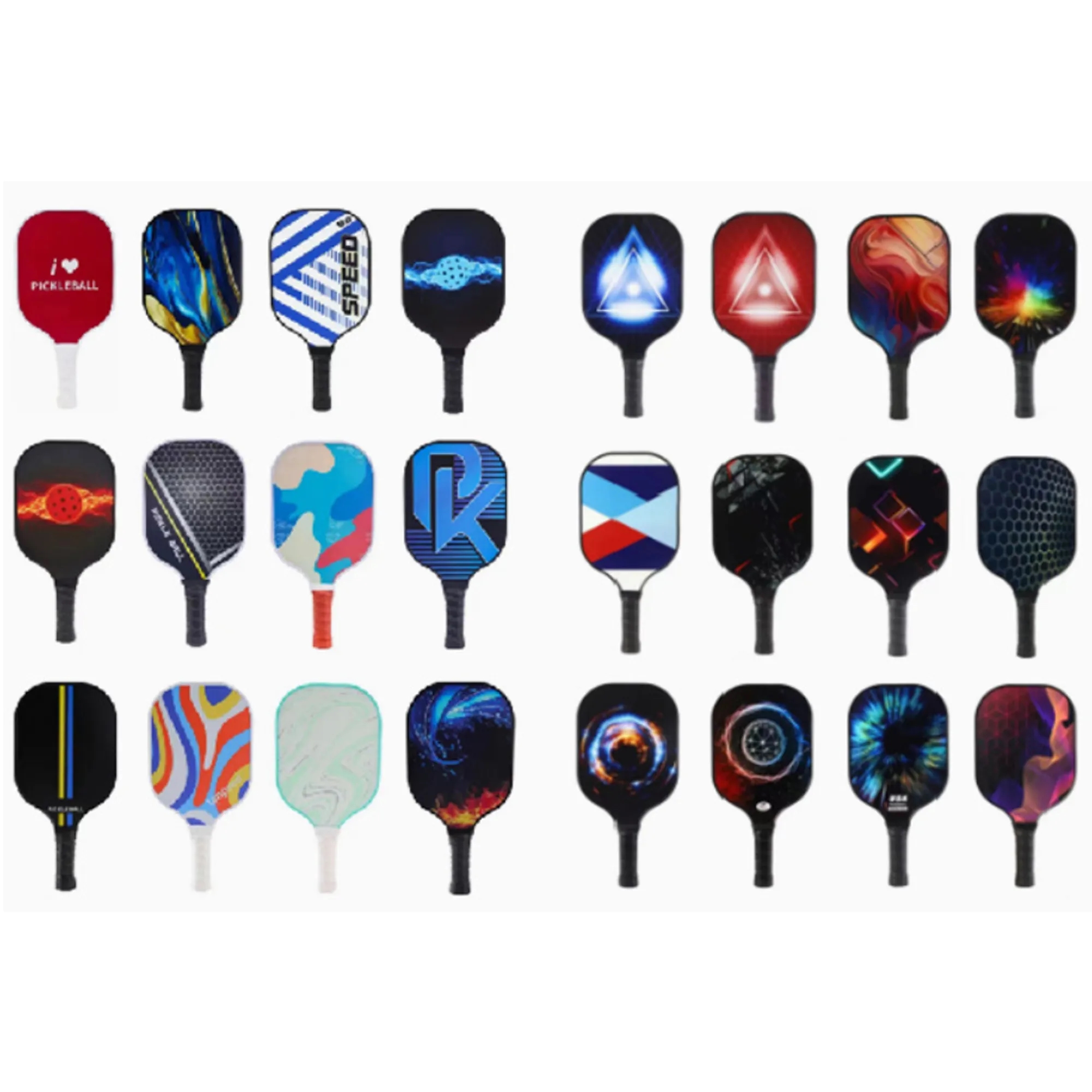 Glass Carbon Fiber Pickleball Racket 4