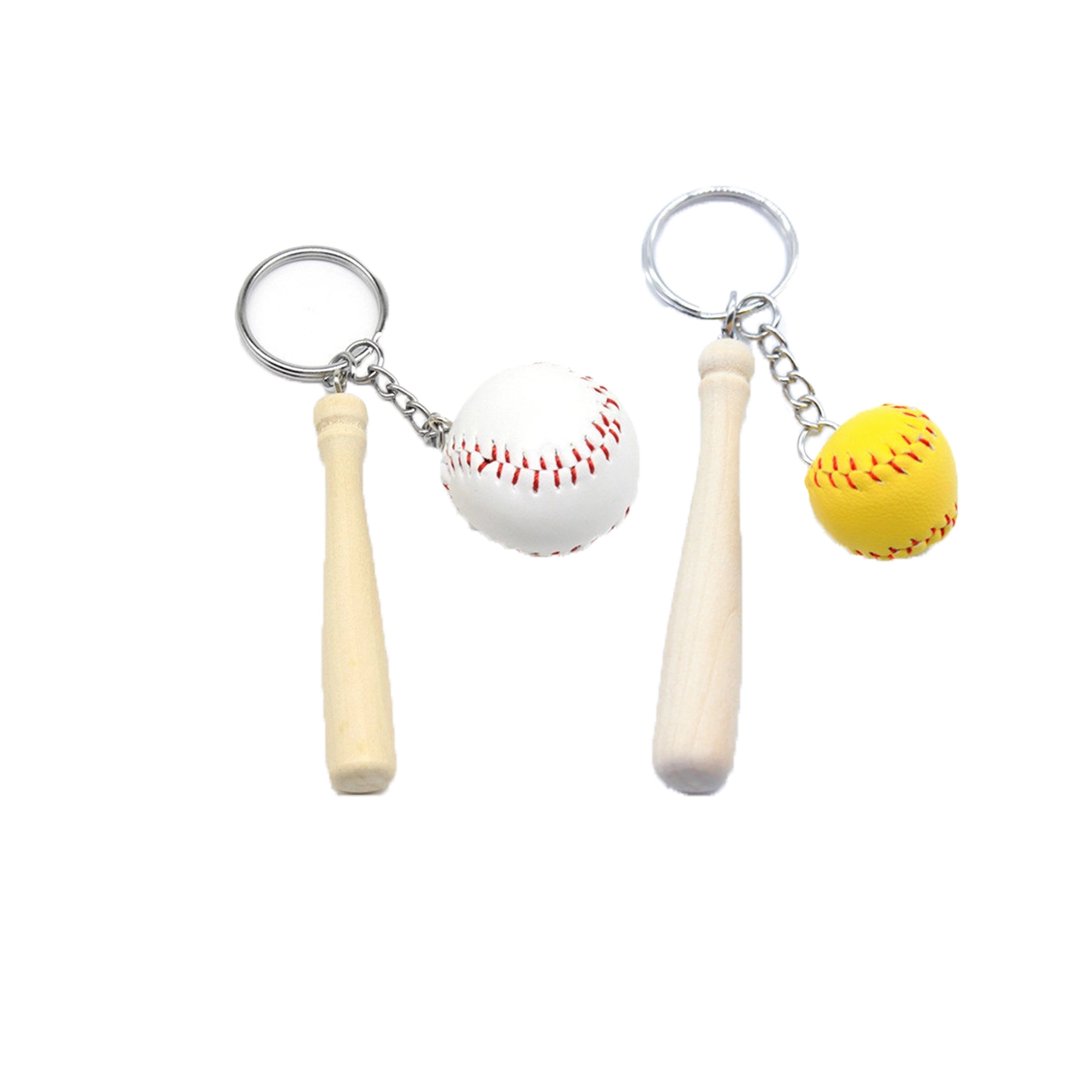 Mini Baseball Bat Keychain Large Size 1