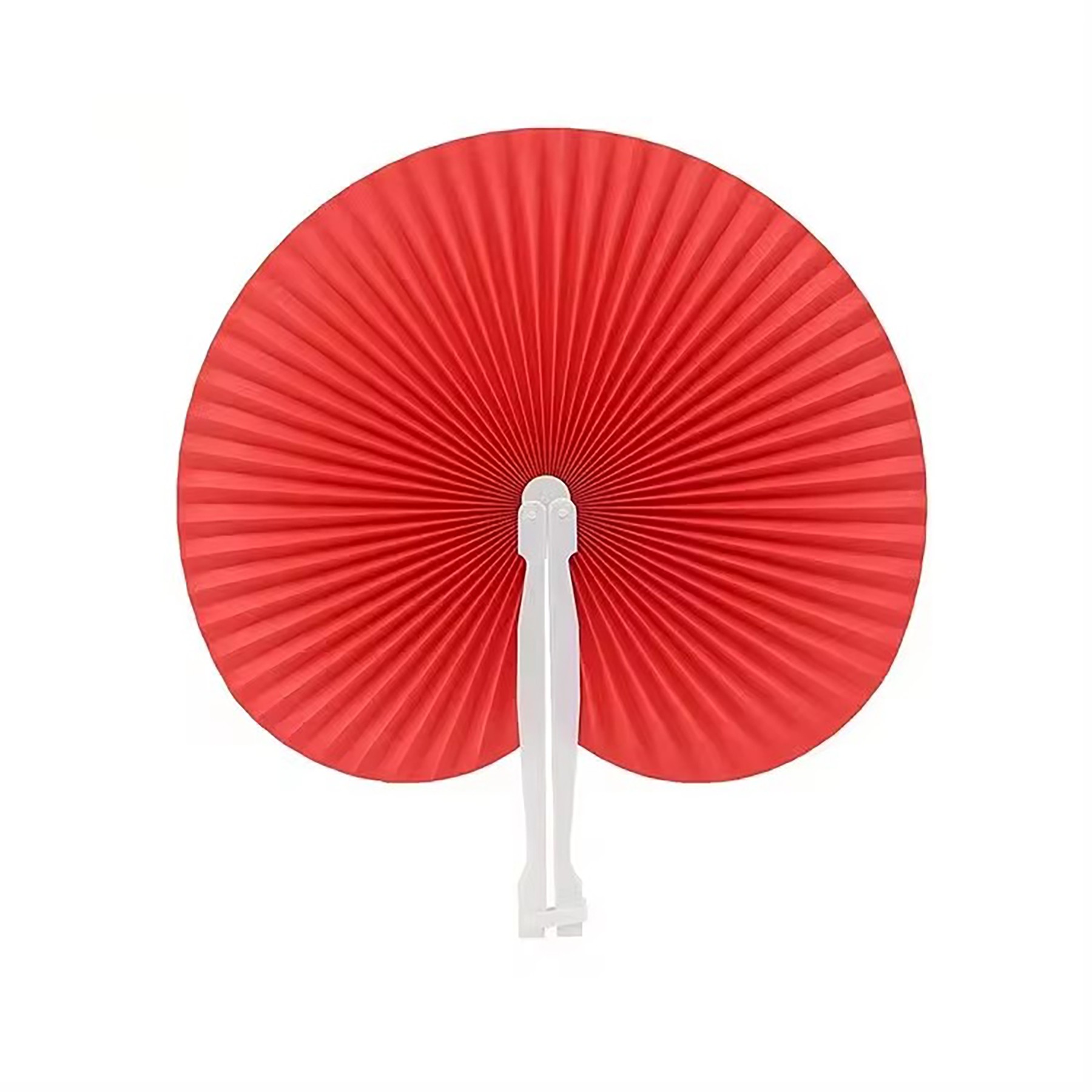 Round Colorful Paper Hand Fan 12