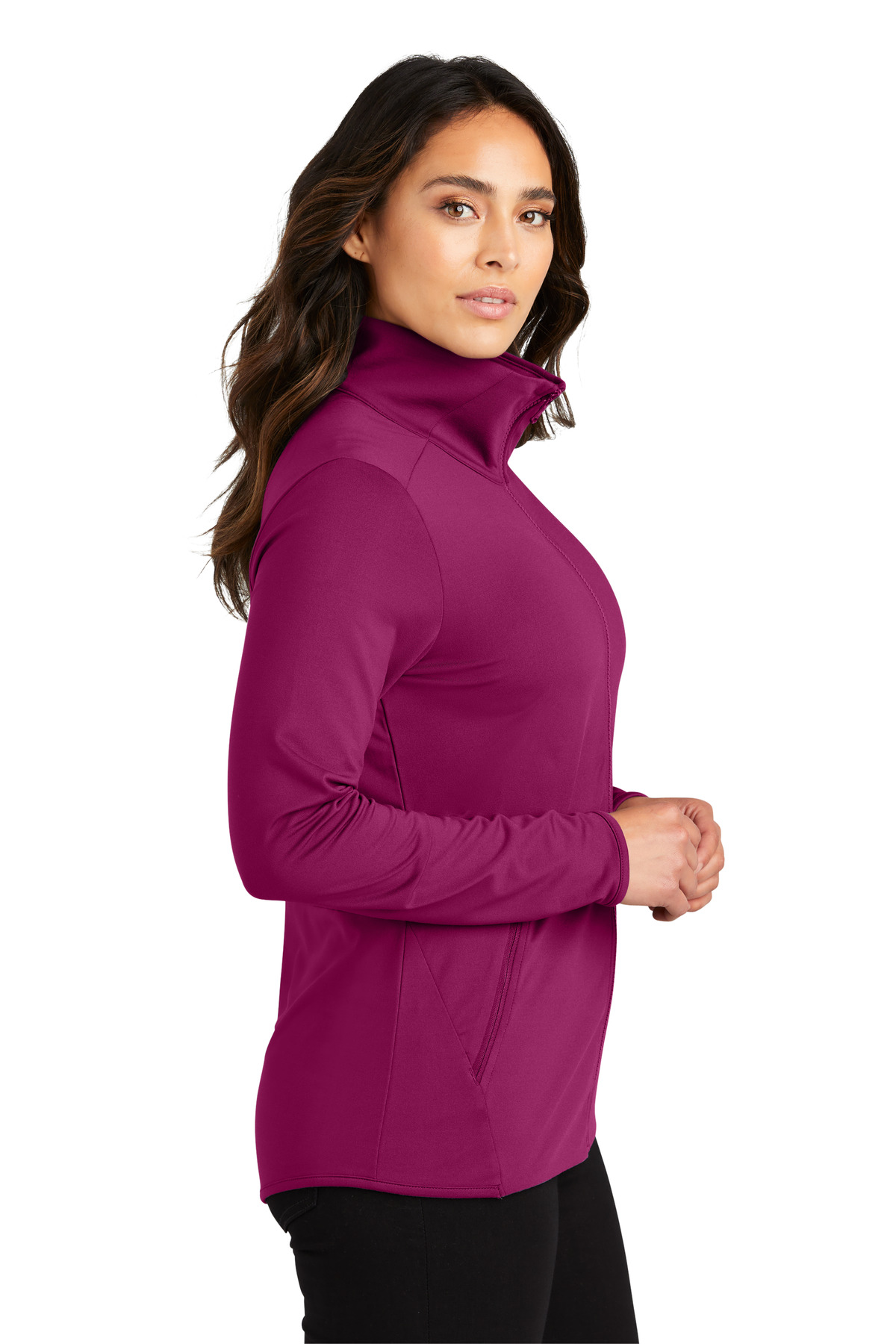 Port Authority Women's Accord Stretch Fleece Full-Zip LK595 13