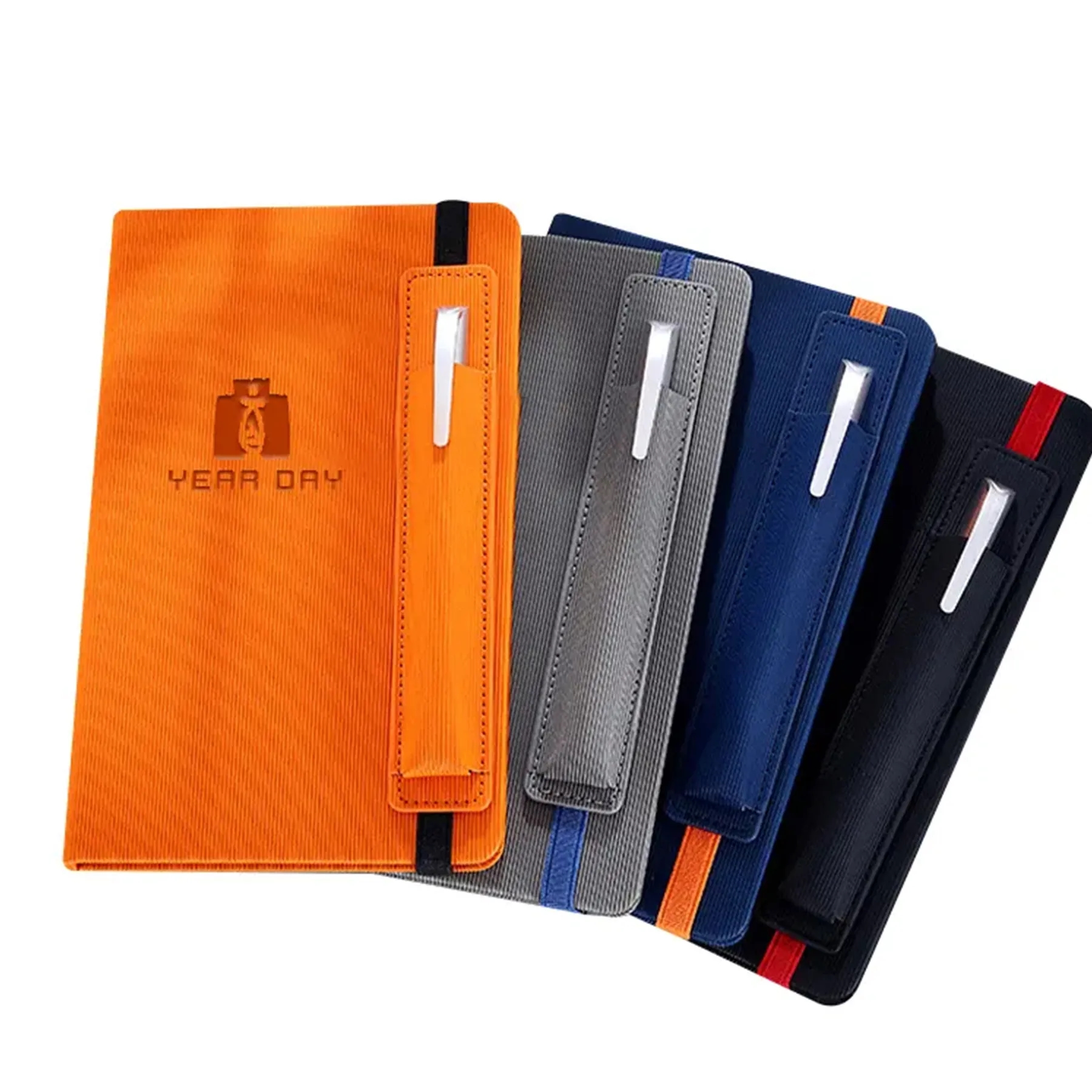 A5 PU Cover Embossed Planner School Student Journal Notebook 3