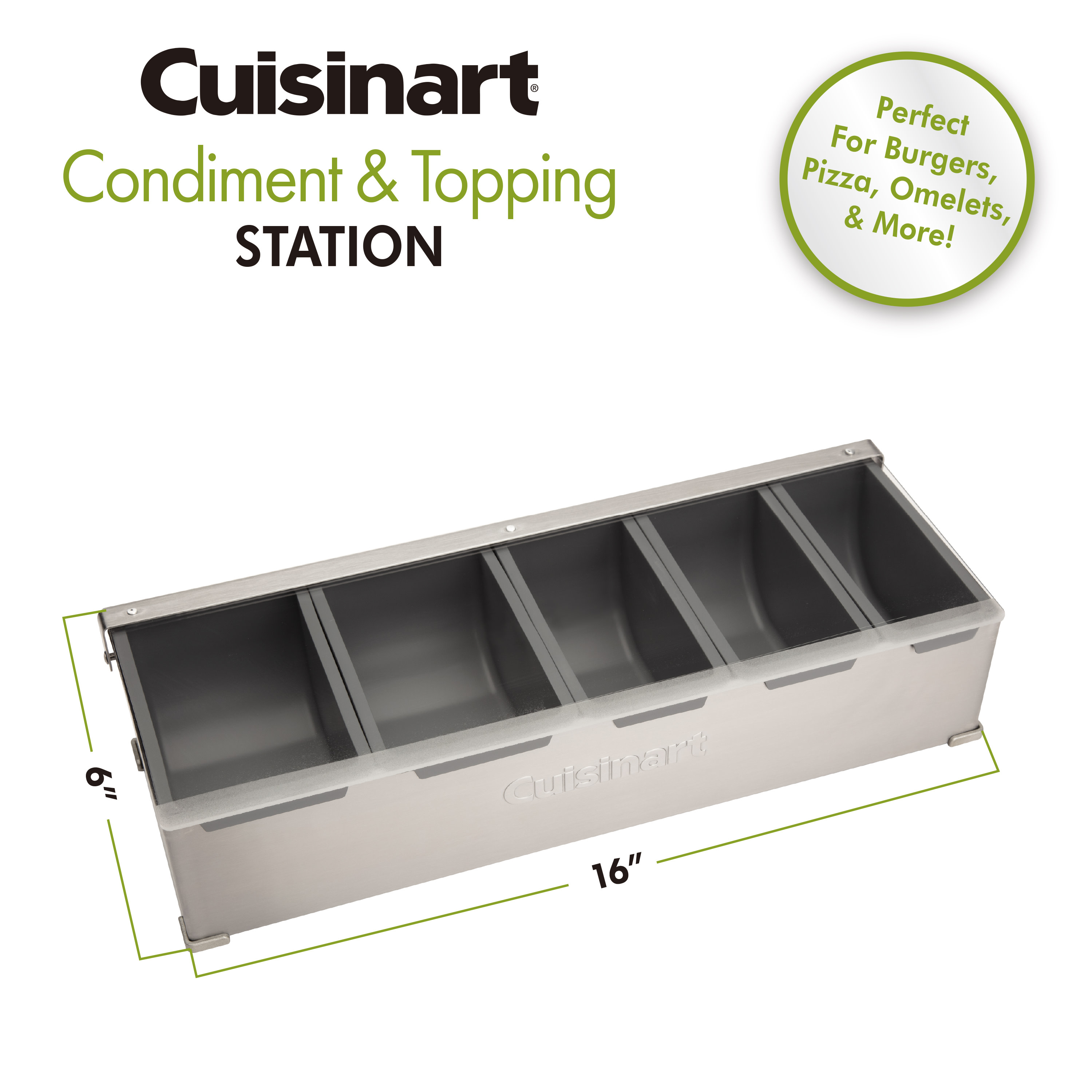 Cuisinart Outdoors® Condiment and Topping Station 16