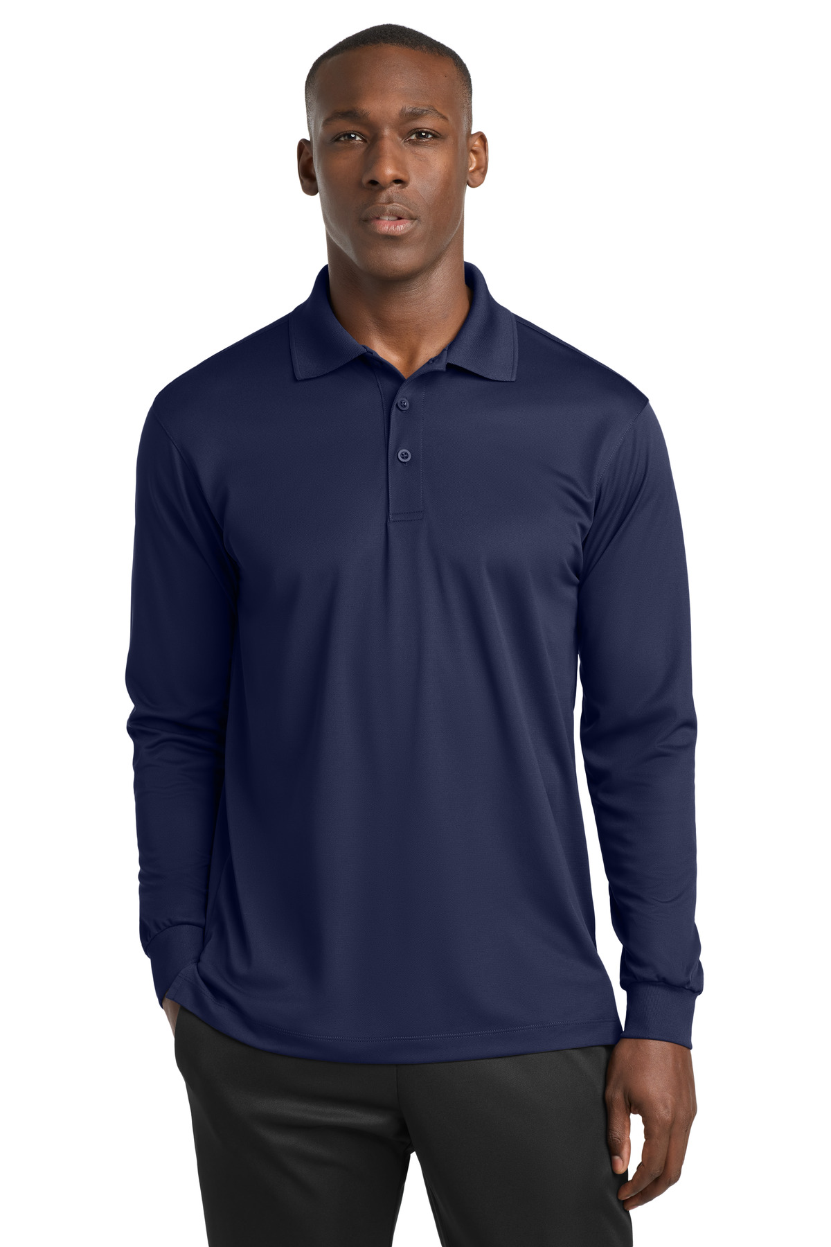 Sport-Tek Long Sleeve Micropique Sport-Wick Polo. ST657 57