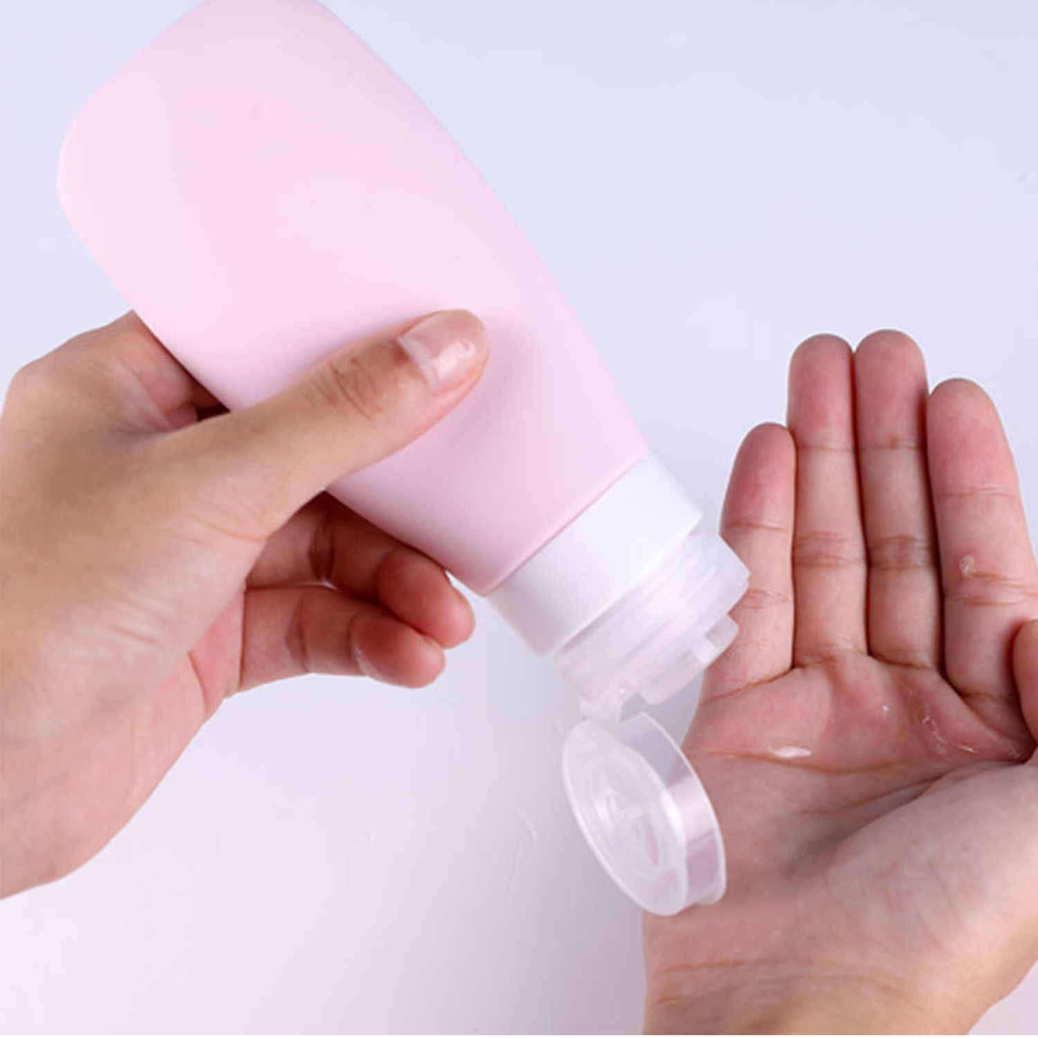 4 Pack Silicone Travel Toiletry Bottles 4