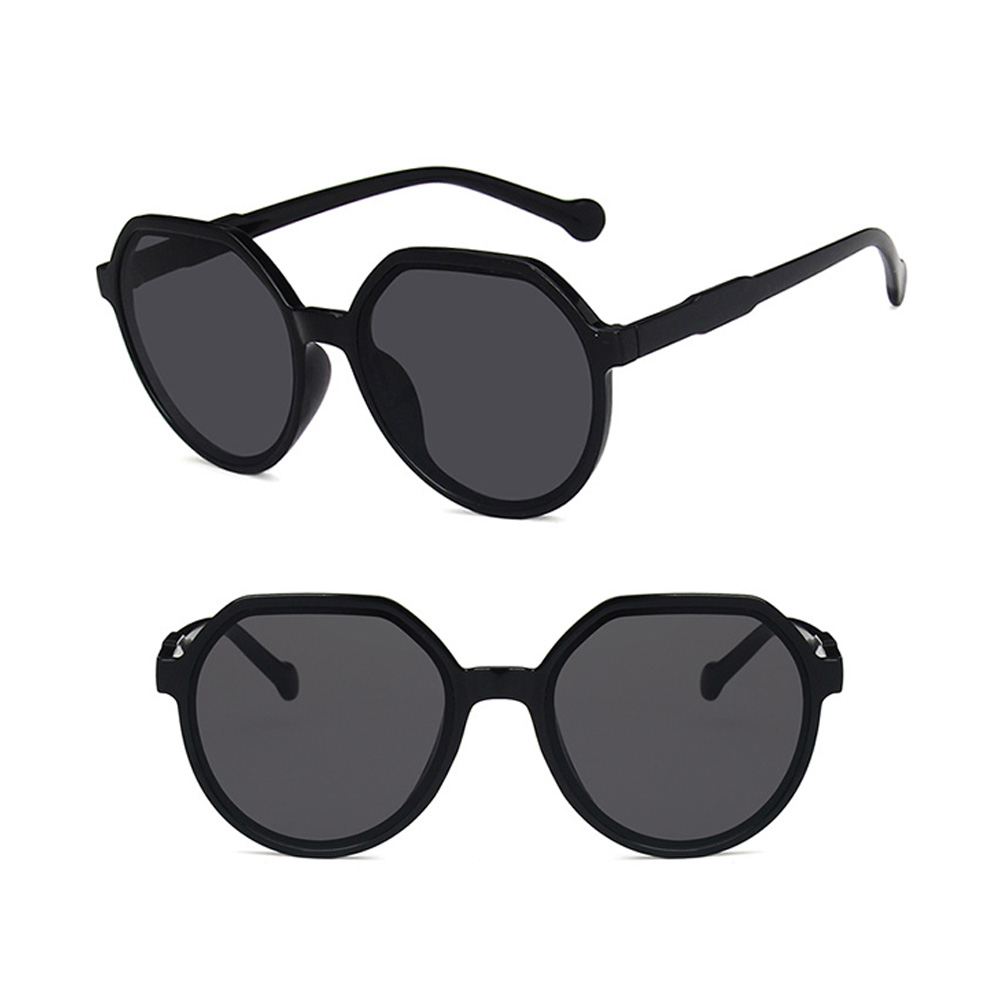Polygonal retro tawney sunglasses 6