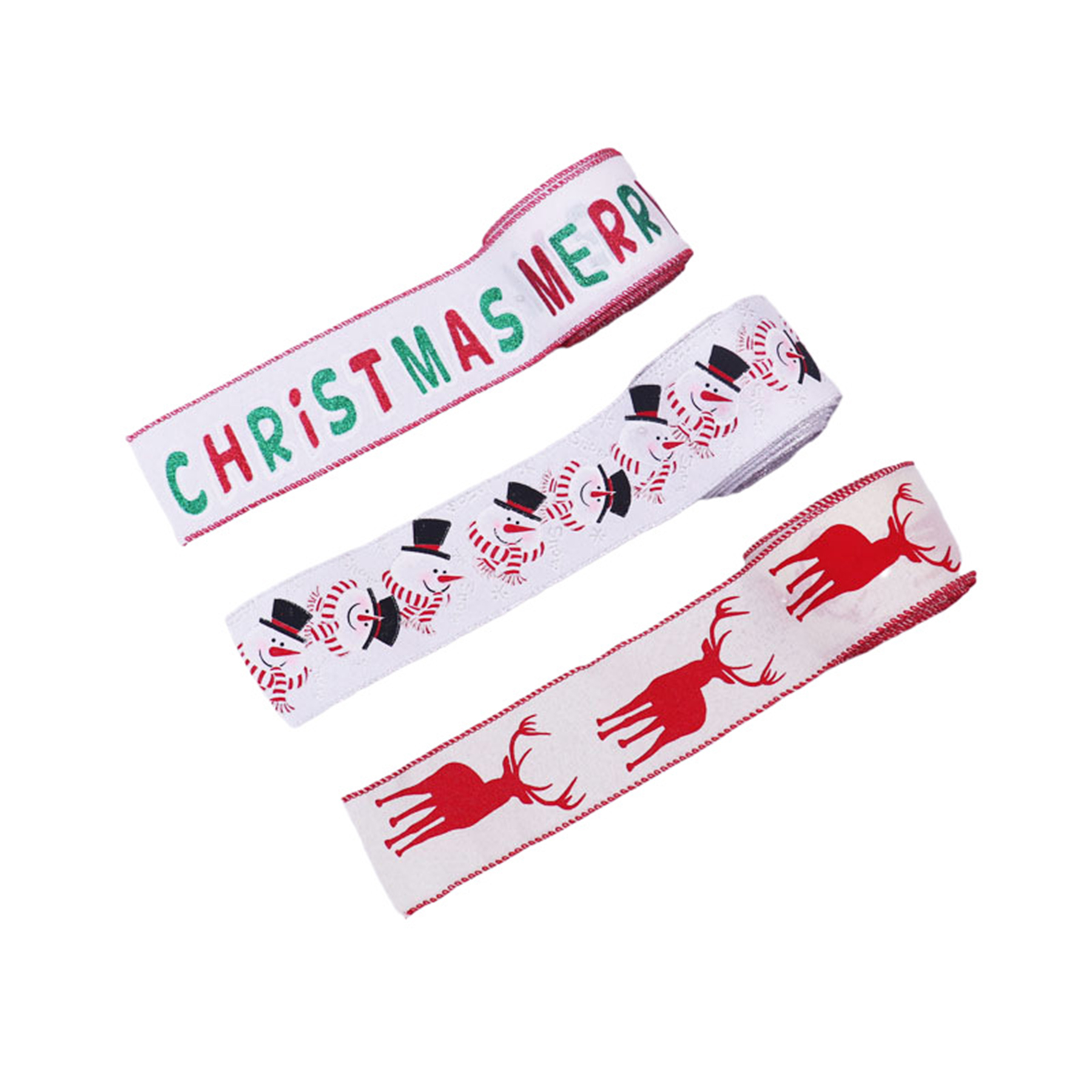 Christmas Burlap Ribbons 4