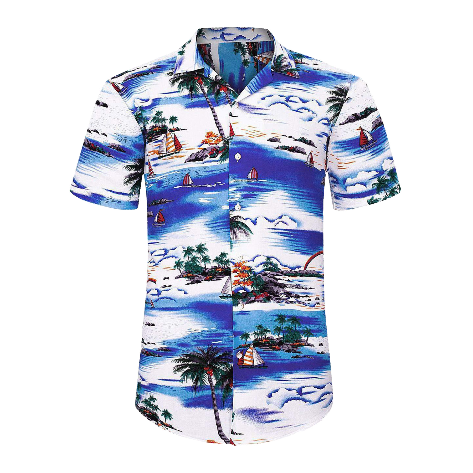 Mens Hawaiian Short Sleeve Shirt 23