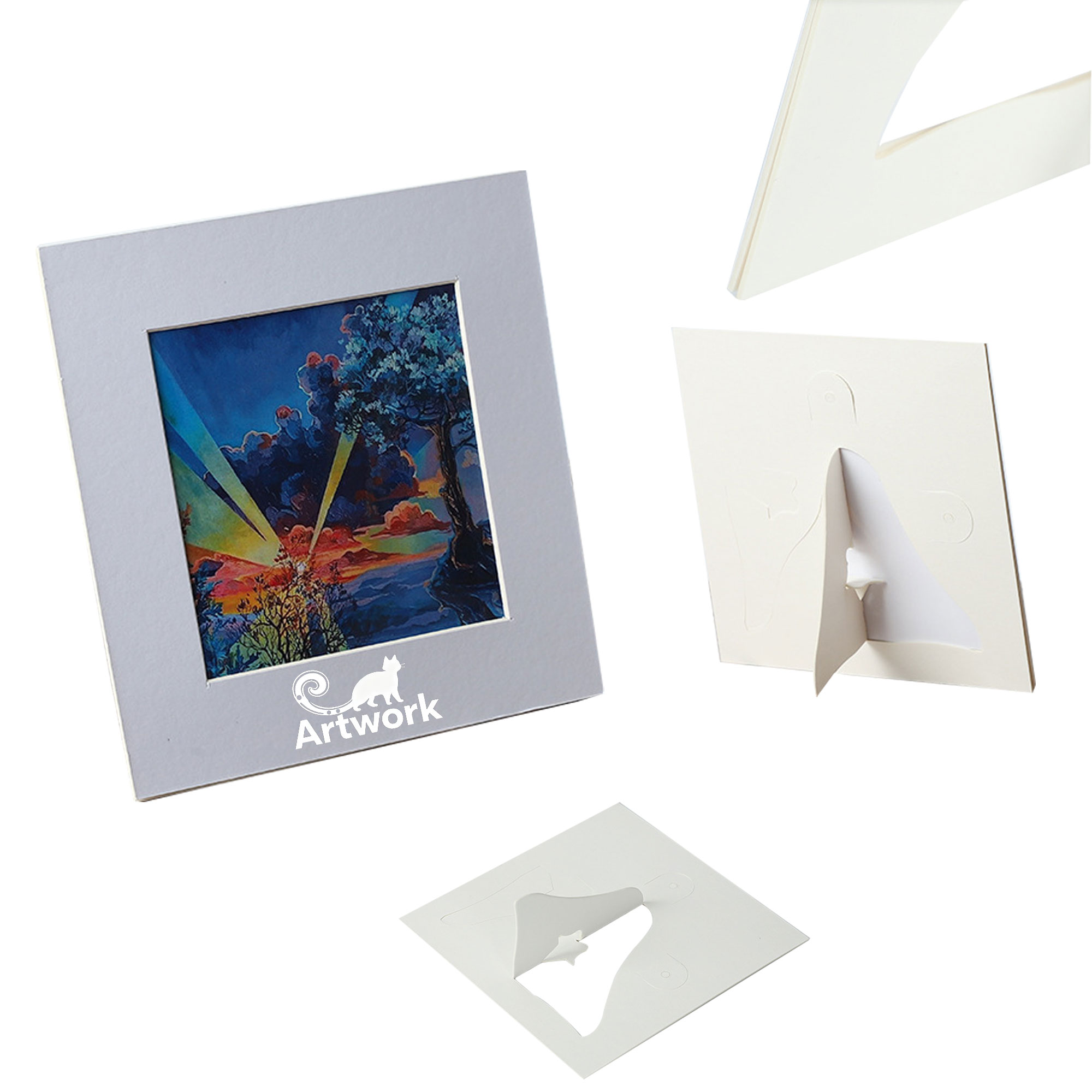 Paper Photo Frame W/Bracket 2