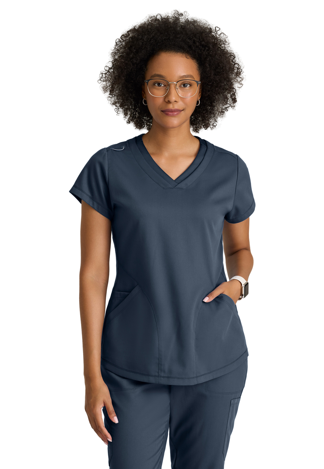 Grey's Anatomy Classic - Women's Three-Pocket V-Neck Evelyn Scrub Top 13