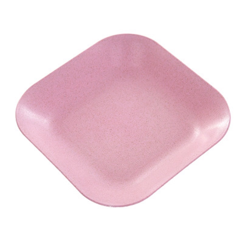 Wheat Straw Square Plates 3
