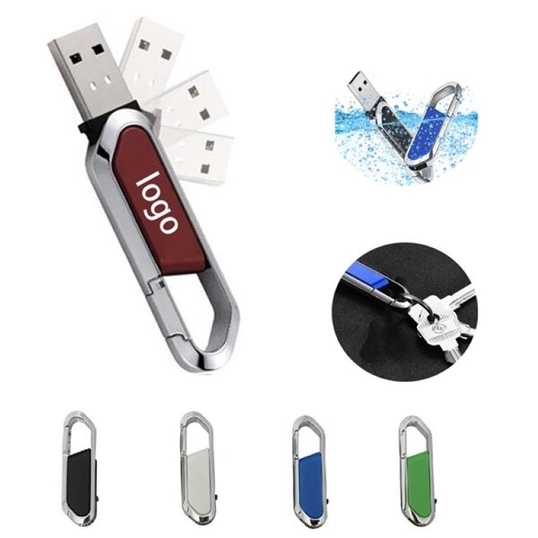 2 GB Carabiner swivel usb drive 5