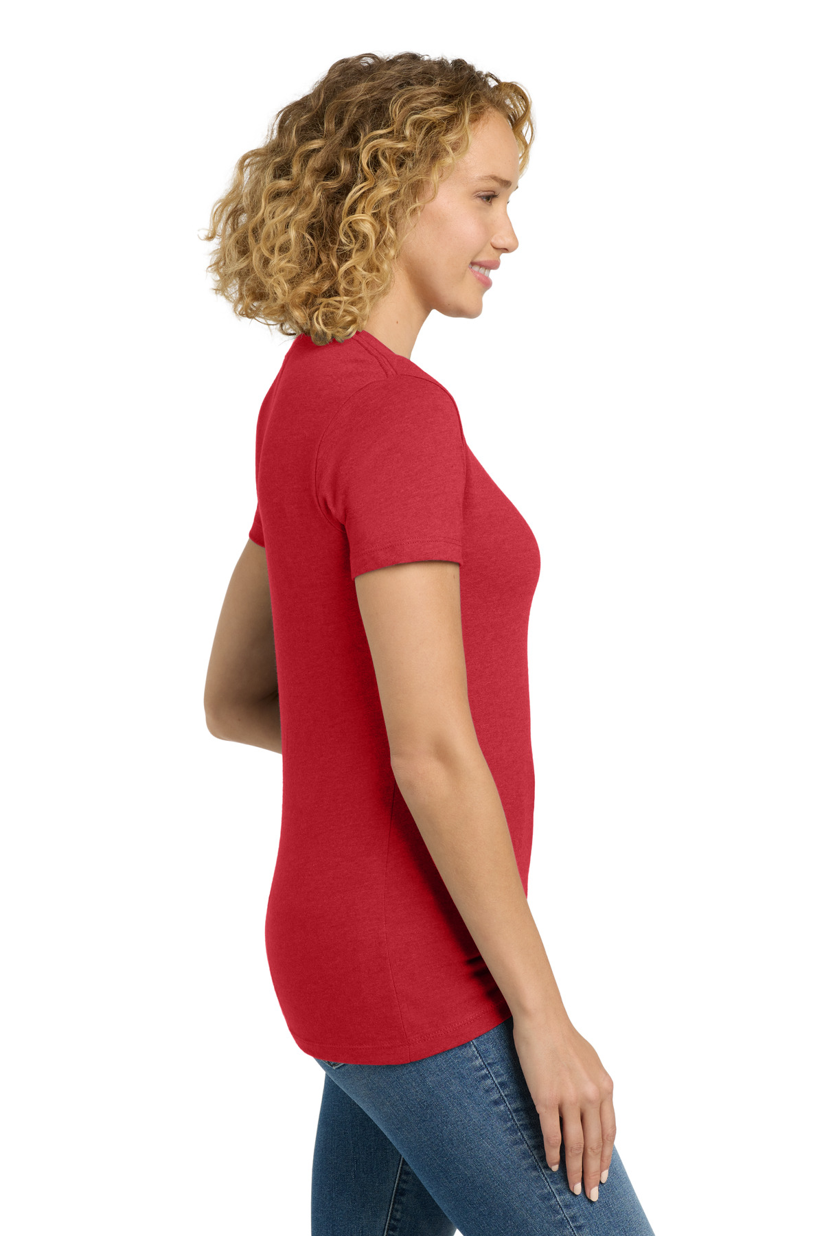 Next Level Apparel Women's CVC Tee. NL6610 77