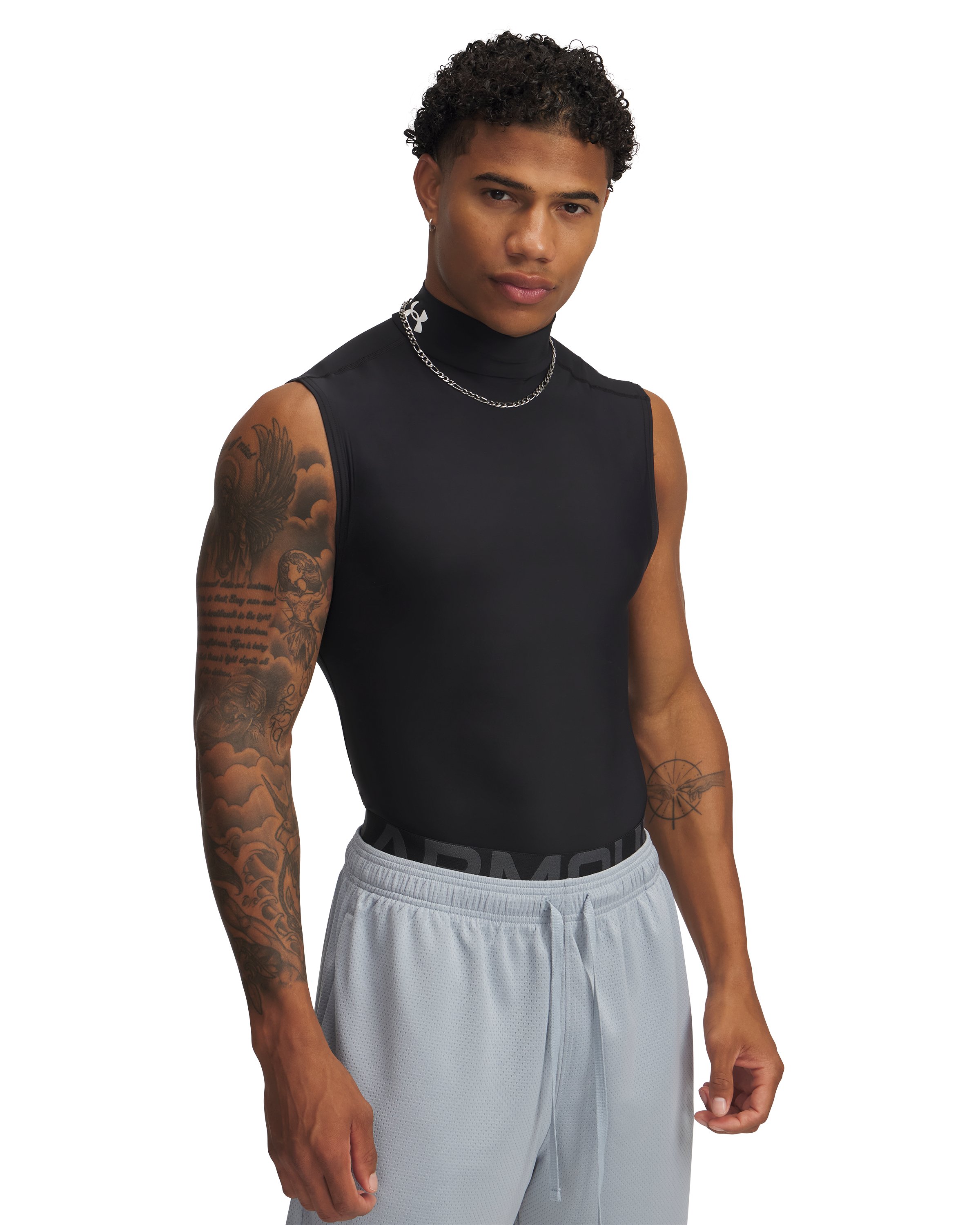 HeatGear OG Men's Sleeveless Mock 2