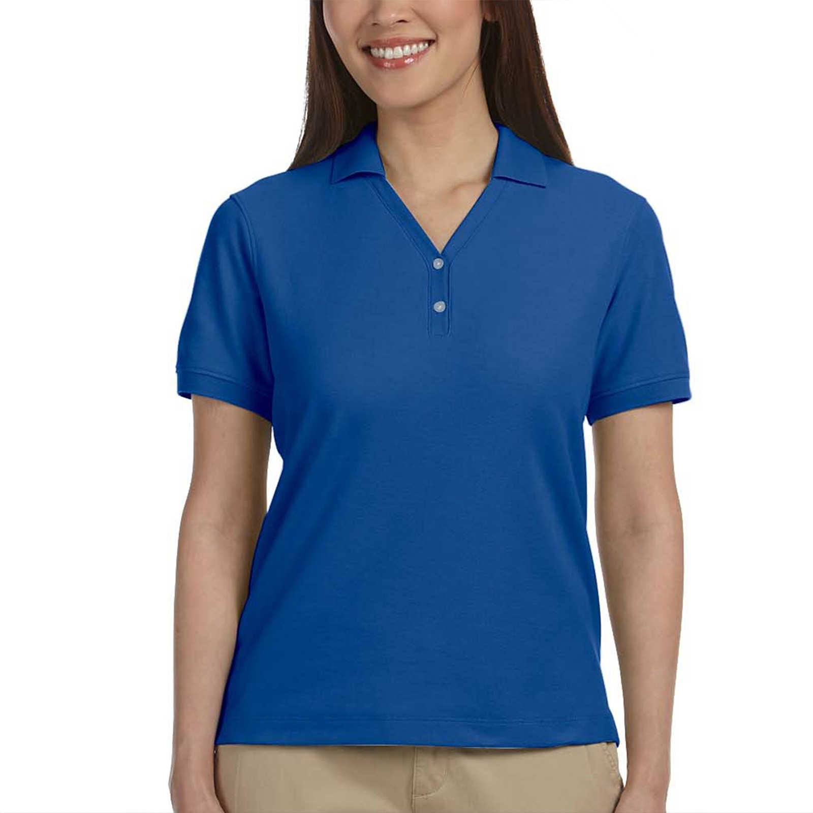 Devon & Jones® Ladies' Y-Collar Golf Polos 5