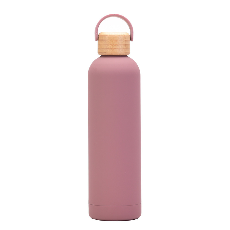 33 OZ Stainless Steel Sports Bottle / Bamboo Lid And Handlings 5