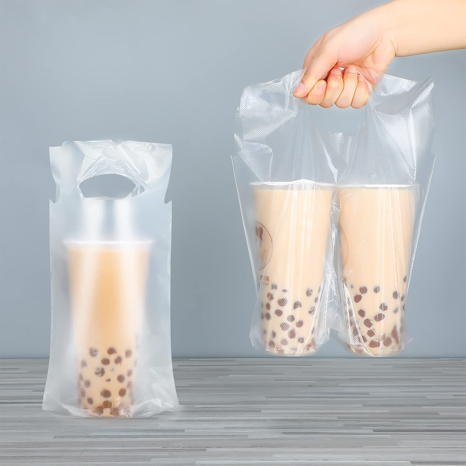 100pcs Plastic Drink Bags Cup Holder 1