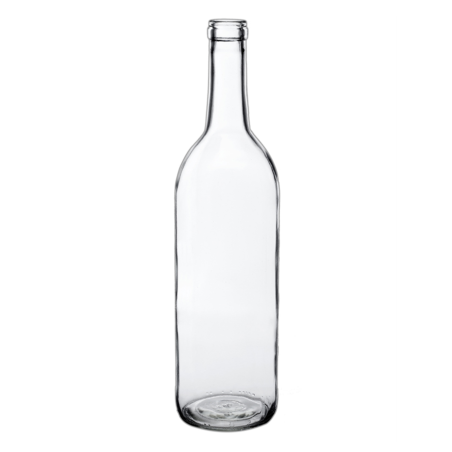 Wine Bottle-shaped Glass Water Bottle - Double Transparent 3