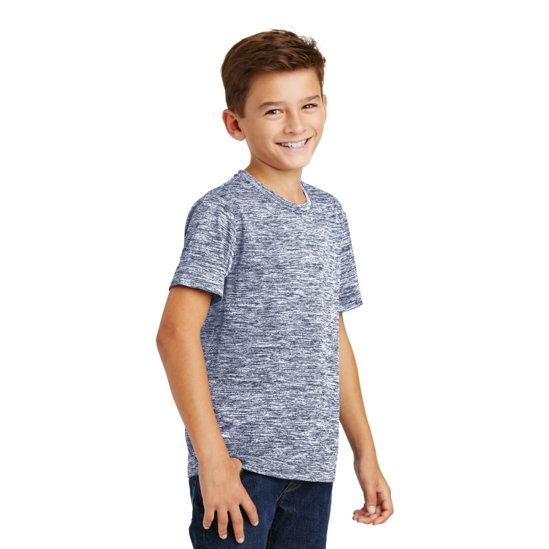 Sport-Tek Youth PosiCharge Electric Heather Tee. 3