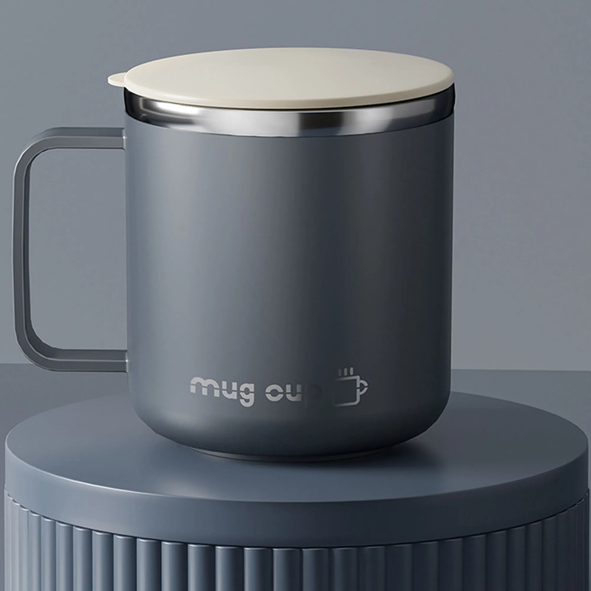 Stainless Steel Water Cup With Logo For Drinking, Coffee 2