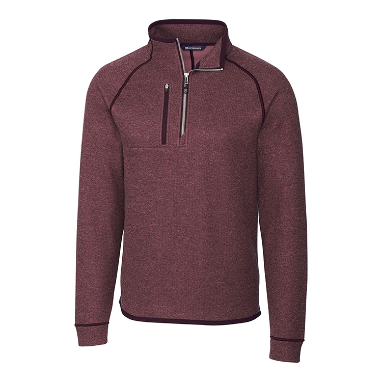 Cutter & Buck Mainsail Sweater-Knit Half-Zip Pullover Jacket 4