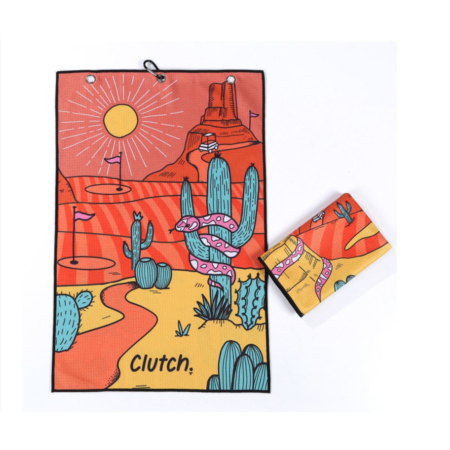 20"x 30" Sublimated Waffle Microfiber Sports Towel 3