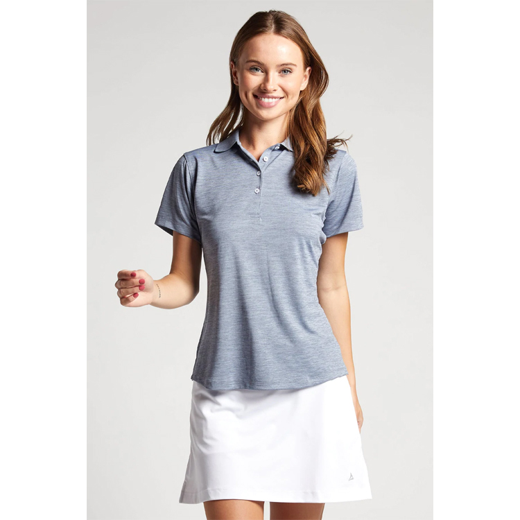 Bermuda Sands Ladies Steam Striated Short Sleeve Polo 3