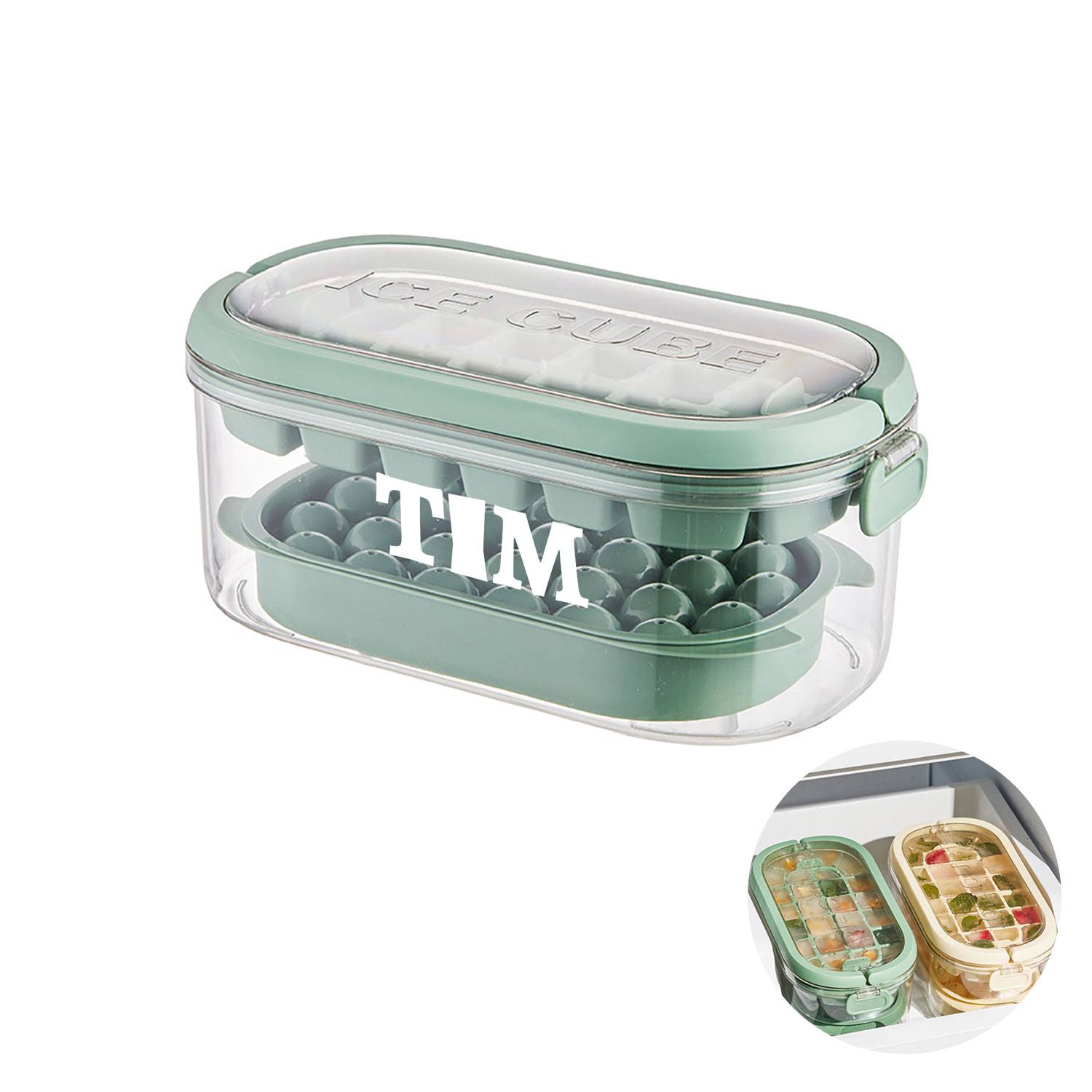 Silicon Press Type Double-Layer Ice Mold Box 15