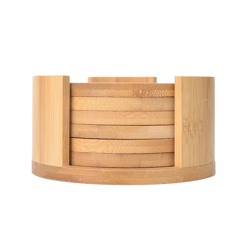 Bamboo Coaster Set 3