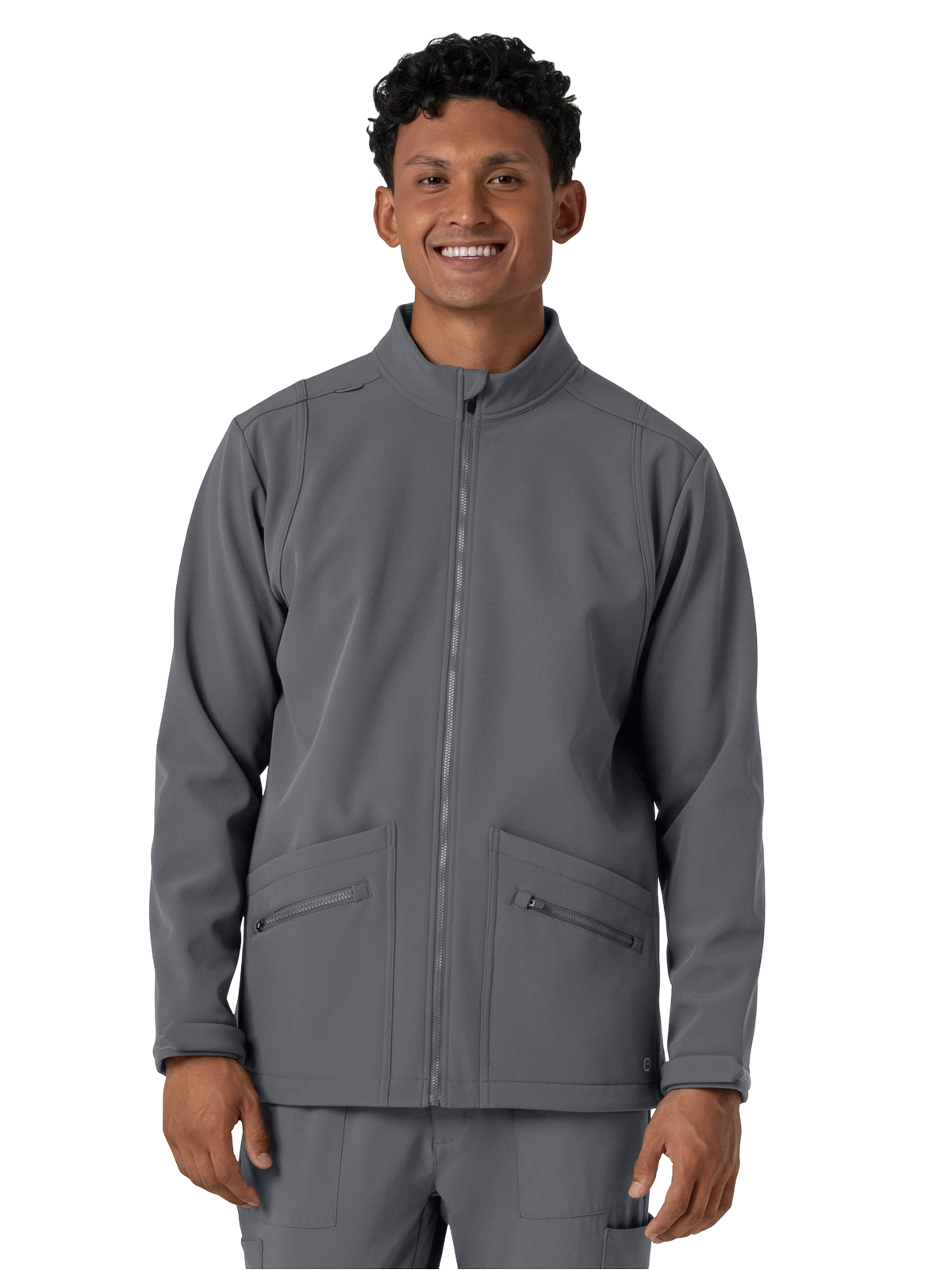 Wink- Layers - Men's Four-Pocket Soft Shell Scrub Jacket 16