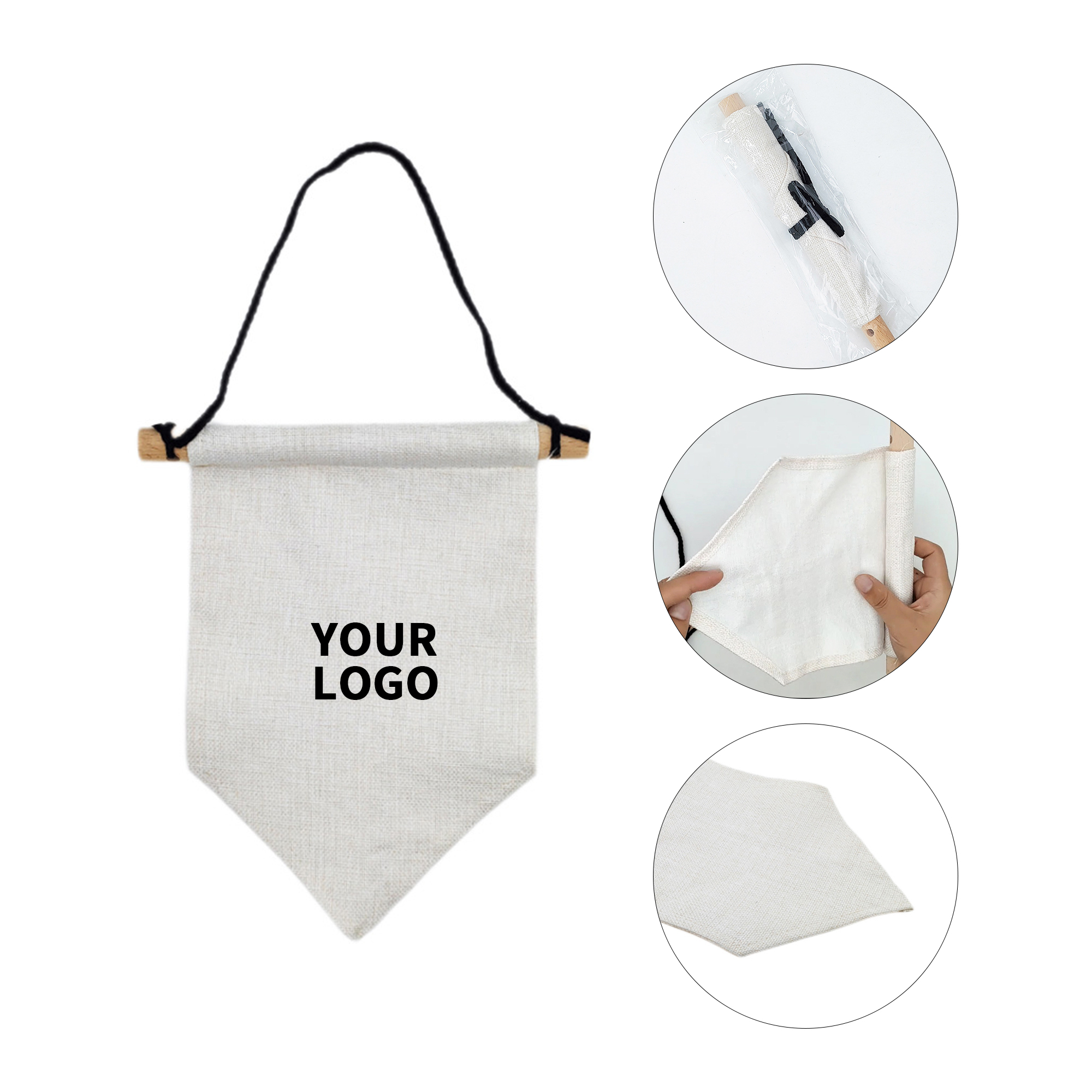 Flax Canvas Hanging Display Banner 2