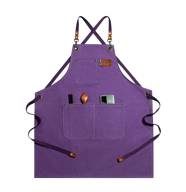 Canvas Aprons with 3 Pockets 4