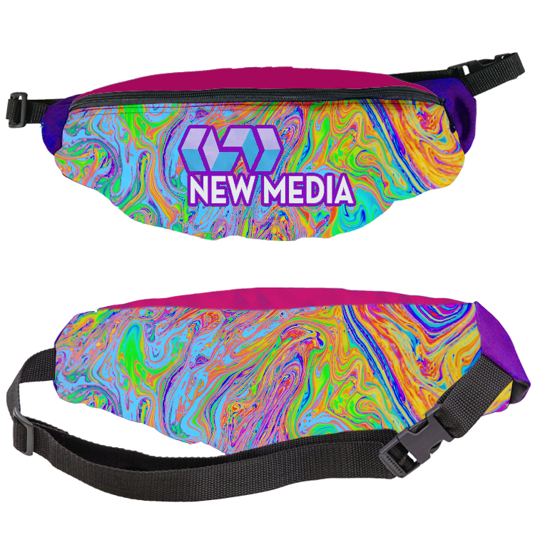 Wide Full Color Front And Back Fanny Pack 3