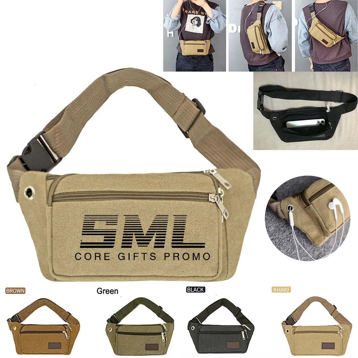 Canvas Fanny Pack 1