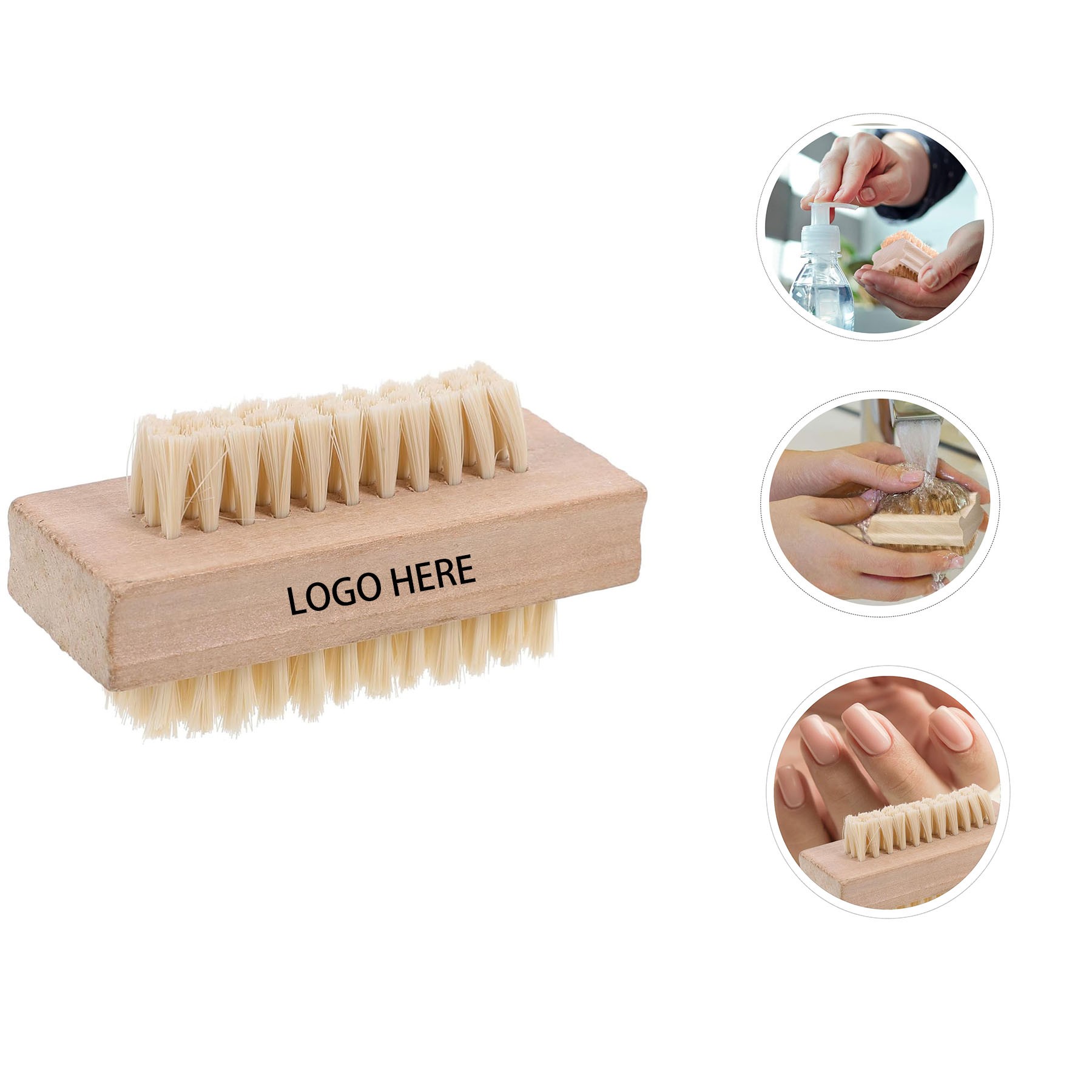Two side Hand and Nail Brush